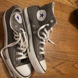 Converse - Gray High Top Chuck Taylors